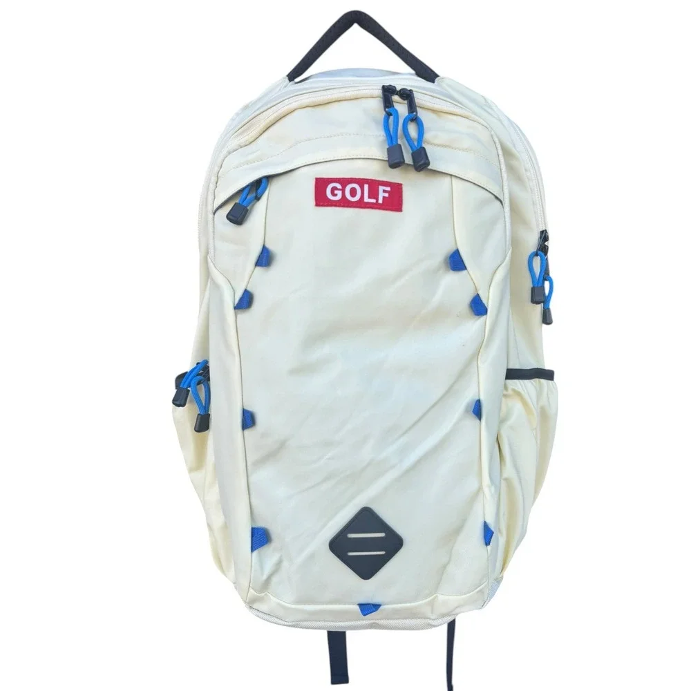 Golf Wang Cream Blue Utility Backpack Tyler The Creator Streetwear Bag
